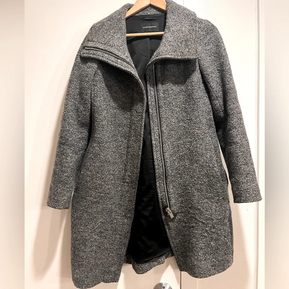 Club Monaco gray coat. - Picture 1 of 8